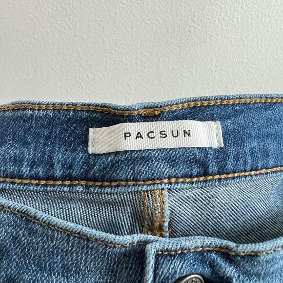 Pacsun Jegging Jeans Women's 30 High Rise Skinny Leg Distressed Stretch Denim - Picture 5 of 7